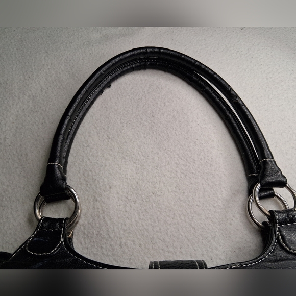 Y2K Guess Vintage Elegant Black and Gray Patchwork Women's Bag - Picture 4 of 10